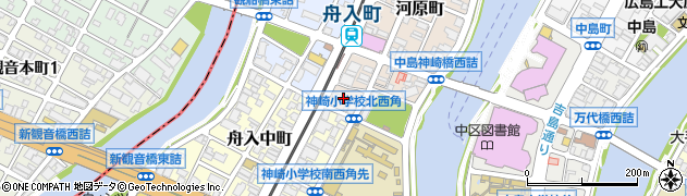 広島県広島市中区河原町14周辺の地図