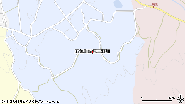〒656-1324 兵庫県洲本市五色町鮎原三野畑の地図