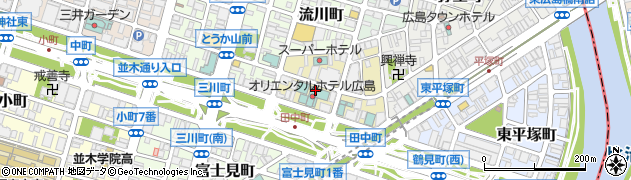 オリエンタルホテル広島みつき周辺の地図