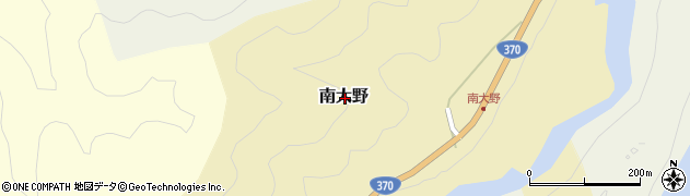 奈良県吉野郡吉野町南大野周辺の地図