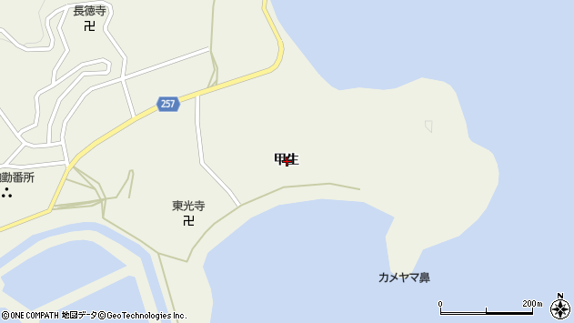 〒763-0222 香川県丸亀市本島町甲生の地図