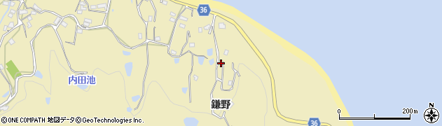 香川県高松市庵治町鎌野4396周辺の地図