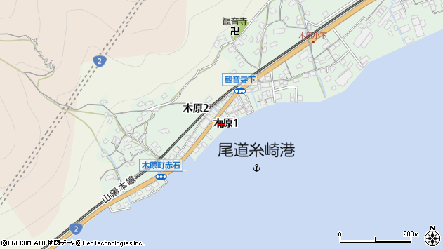 〒729-0321 広島県三原市木原町の地図