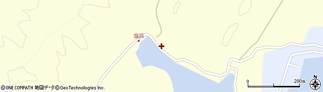 長崎県対馬市塩浜周辺の地図