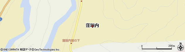 奈良県吉野郡吉野町窪垣内周辺の地図