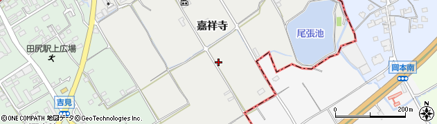 大阪府泉南郡田尻町嘉祥寺170周辺の地図