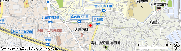 安芸府中郵便局貯金・保険周辺の地図