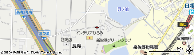 大阪府泉佐野市長滝3450周辺の地図