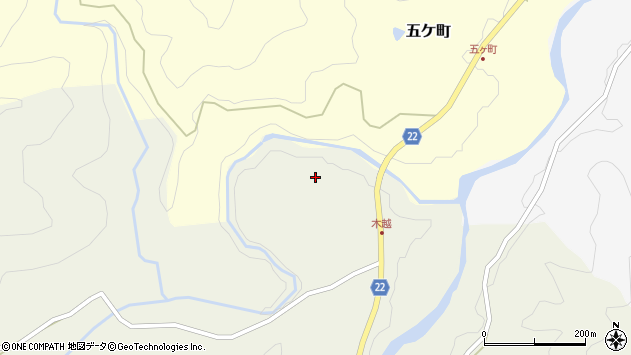 〒516-1236 三重県度会郡度会町小川の地図