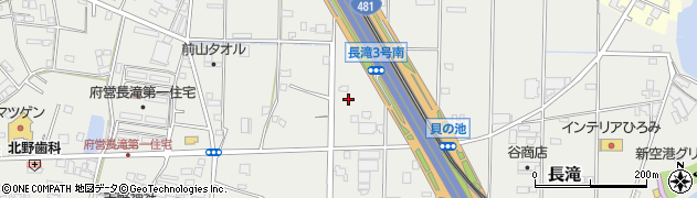 大阪府泉佐野市長滝3606周辺の地図