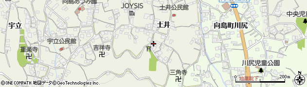 広島県尾道市向島町土井7648周辺の地図