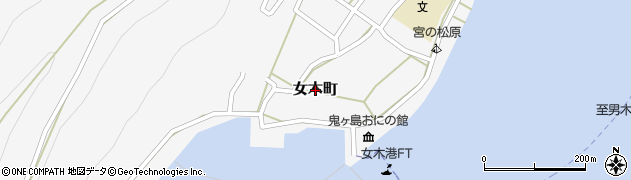 香川県高松市女木町周辺の地図