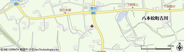 広島県東広島市八本松町吉川1495周辺の地図