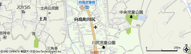 ローソン向島川尻店周辺の地図