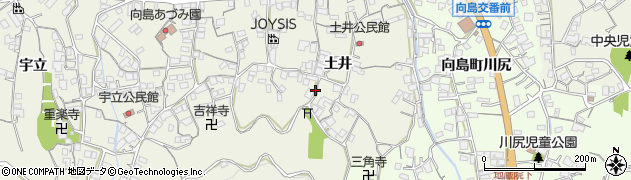 広島県尾道市向島町土井7657周辺の地図