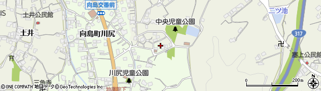 広島県尾道市向島町（宇山）周辺の地図