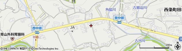 広島県東広島市西条町田口1447周辺の地図