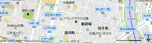 株式会社グランドサウナ広島　事務所周辺の地図