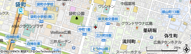 食洞空間 和楽 広島本店周辺の地図