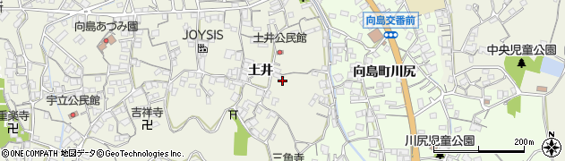 広島県尾道市向島町土井周辺の地図