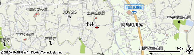 広島県尾道市向島町（土井）周辺の地図