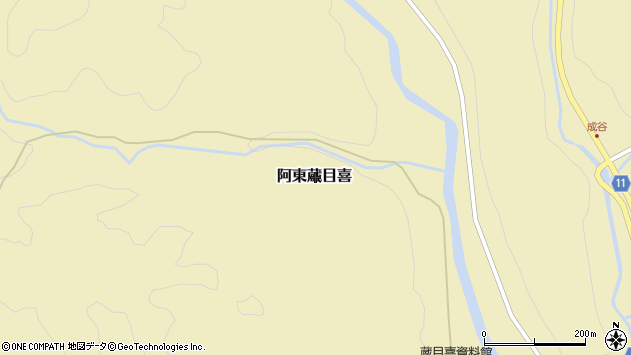 〒759-1343 山口県山口市阿東蔵目喜の地図