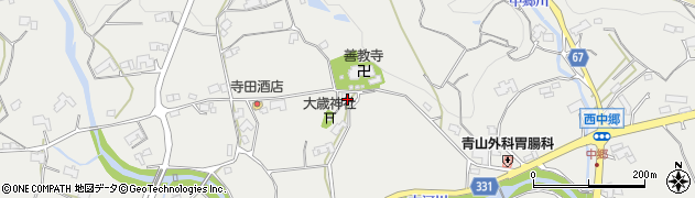 広島県東広島市西条町田口656周辺の地図