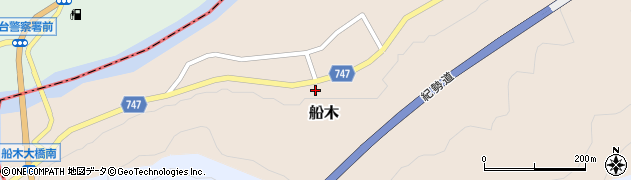 大紀町役場　船木集会所周辺の地図