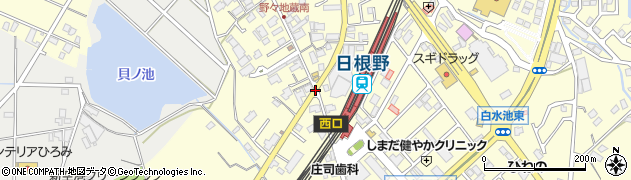 日根野駅下り周辺の地図