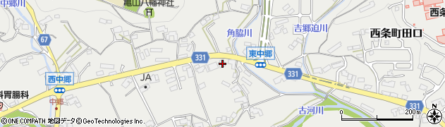 広島県東広島市西条町田口1435周辺の地図