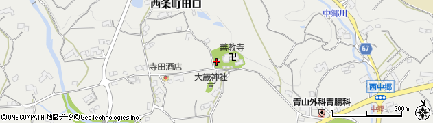 広島県東広島市西条町田口576周辺の地図
