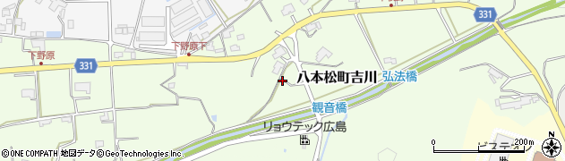 広島県東広島市八本松町吉川1145周辺の地図