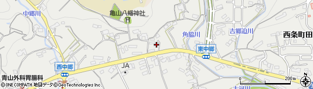 広島県東広島市西条町田口1477周辺の地図