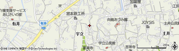 広島県尾道市向島町宇立周辺の地図
