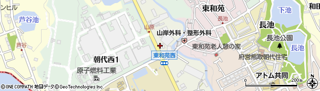コスモ熊取朝代ＳＳ周辺の地図