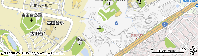 古江上公園周辺の地図
