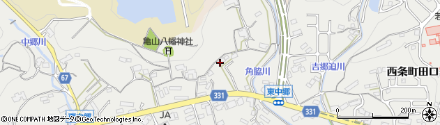 広島県東広島市西条町田口1505周辺の地図