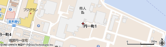 広島県三原市円一町周辺の地図