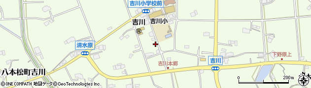 広島県東広島市八本松町吉川348周辺の地図