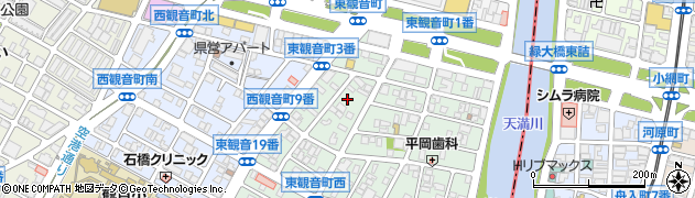 広島県広島市西区東観音町5-30周辺の地図