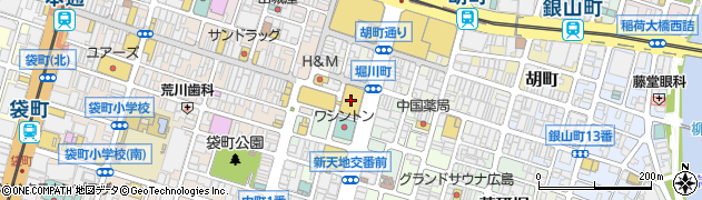 四国銀行広島支店 ＡＴＭ周辺の地図
