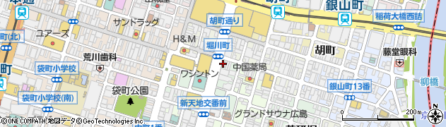 ペットショップワン広島店周辺の地図