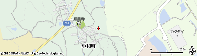 奈良県五條市小和町周辺の地図