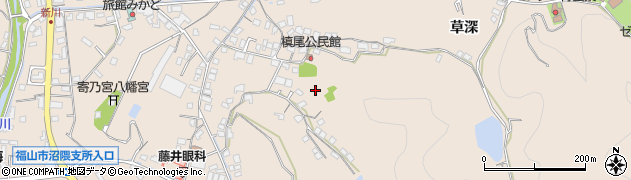 広島県福山市沼隈町（草深）周辺の地図