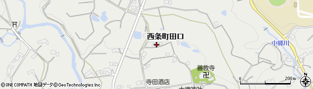 広島県東広島市西条町田口475周辺の地図