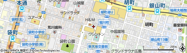 広島県広島市中区堀川町7-4周辺の地図