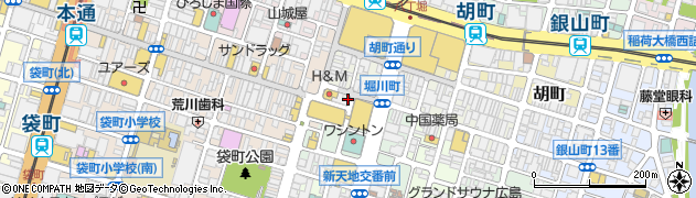 広島県広島市中区堀川町7-2周辺の地図