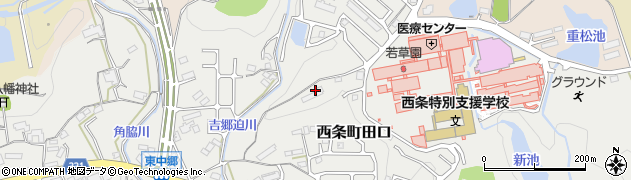 広島県東広島市西条町田口10388周辺の地図