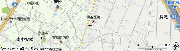 大阪府泉佐野市長滝2174周辺の地図
