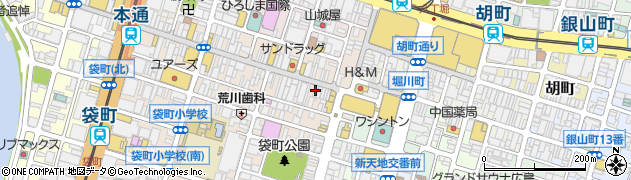 大黒屋ブランド館広島本通店周辺の地図